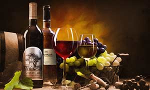 Napa Valley wine painting 